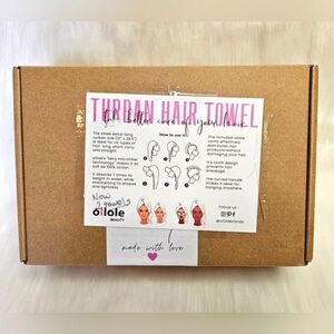 Ollole Beauty Turban Hair Towels (NWOT)